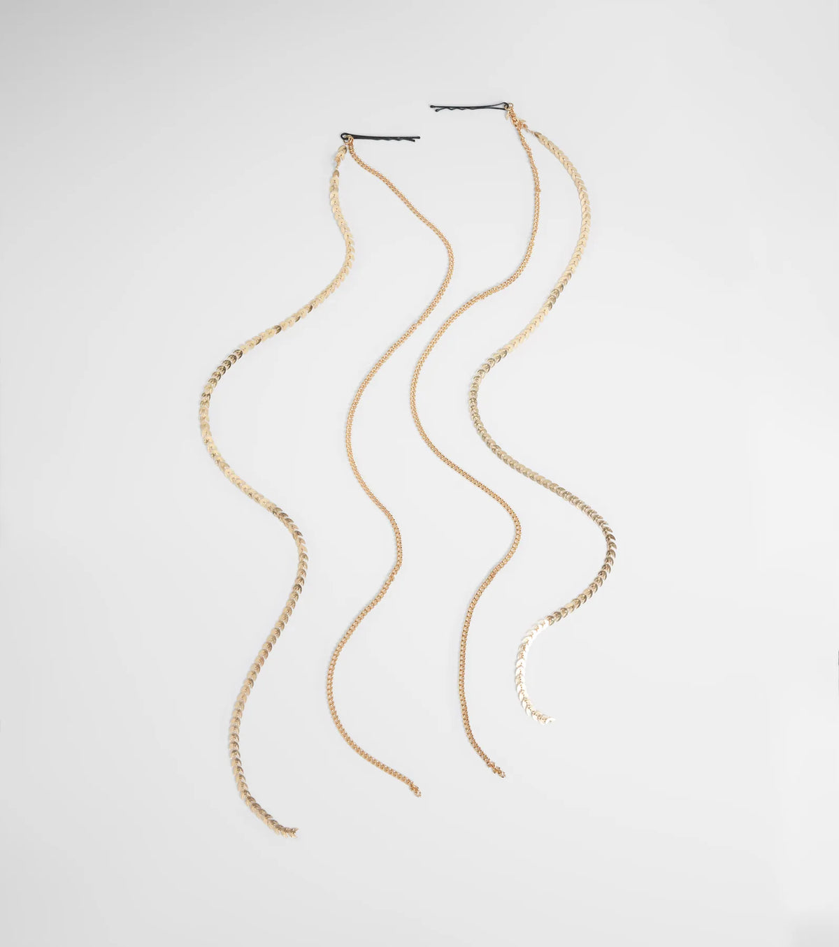 Chic Trend Chain Hair Pin Set