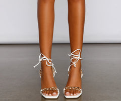 Linked In Style Stiletto Heels