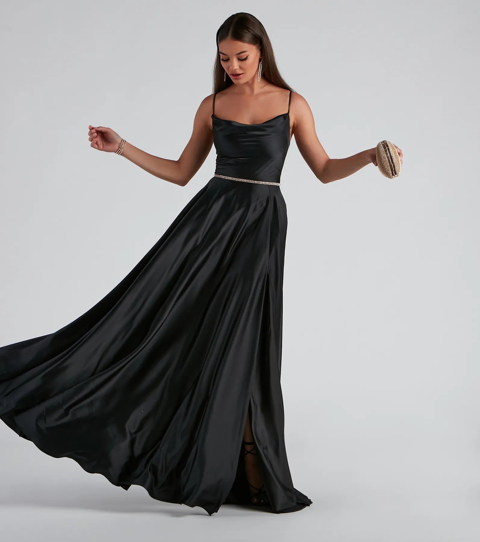 Dainty Rhinestone Belt