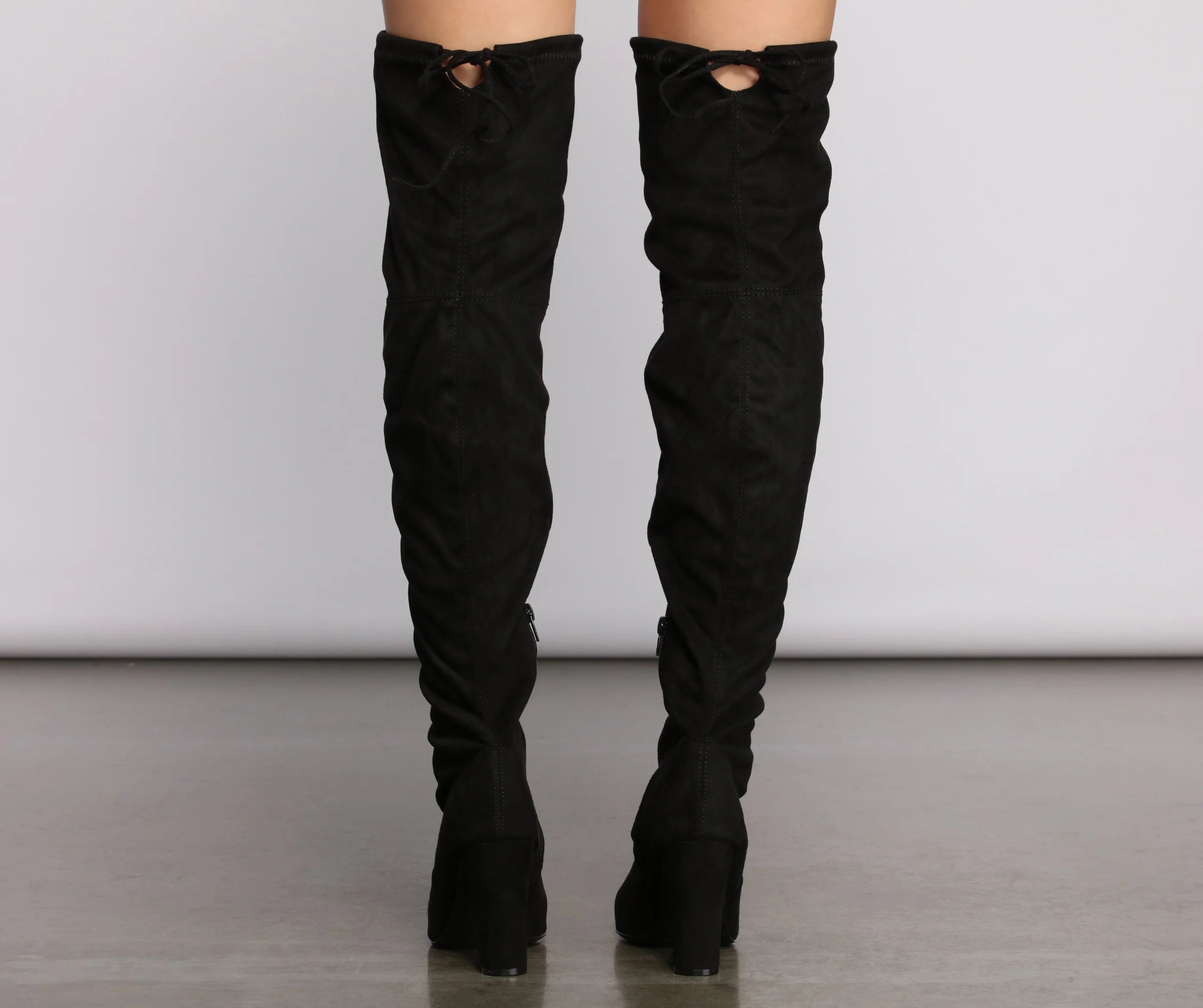 High Fashion Peep Toe Boots