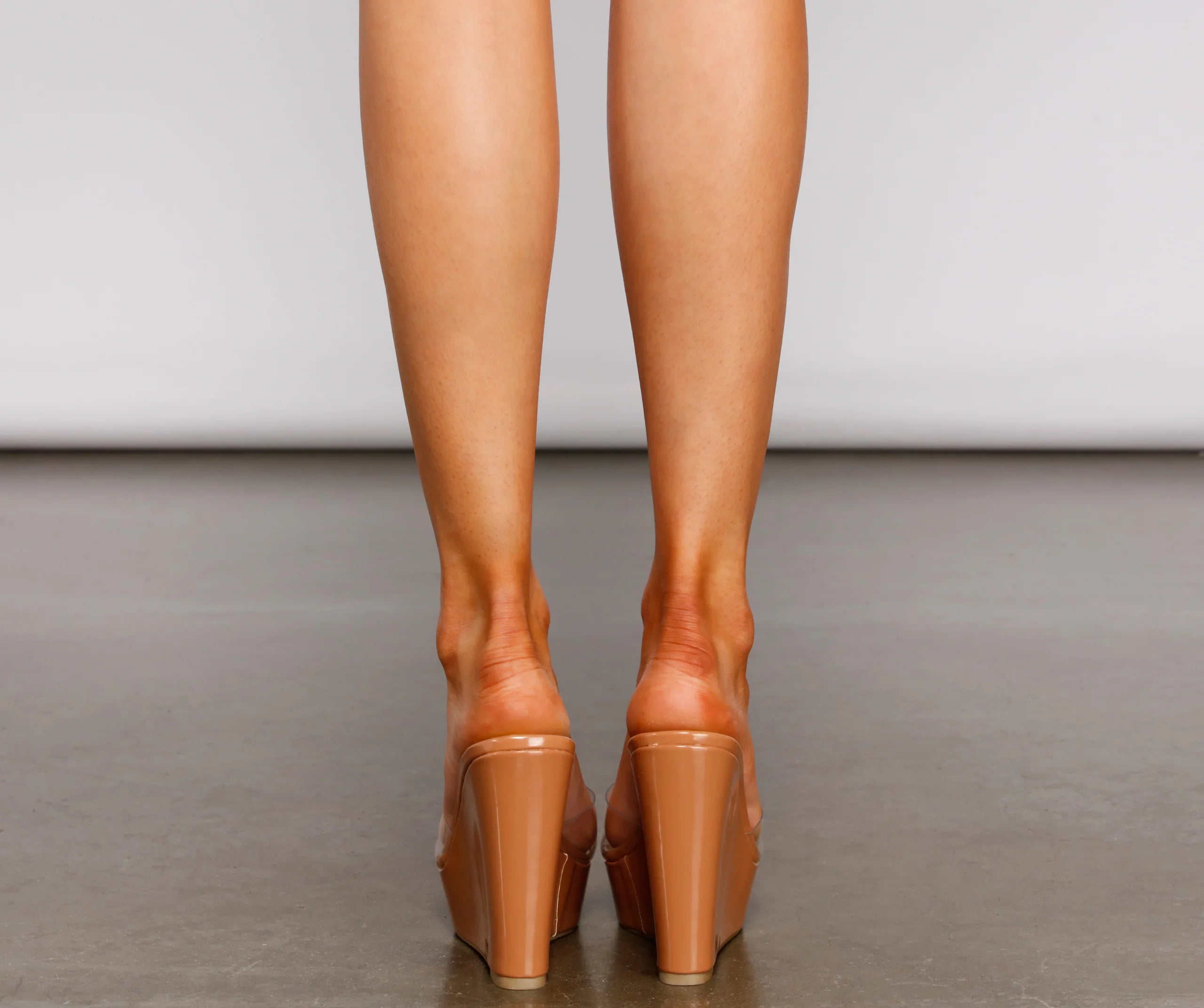 Living Large Faux Leather Wedges