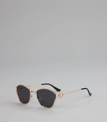 Fresh Pick Flower Detail Sunglasses