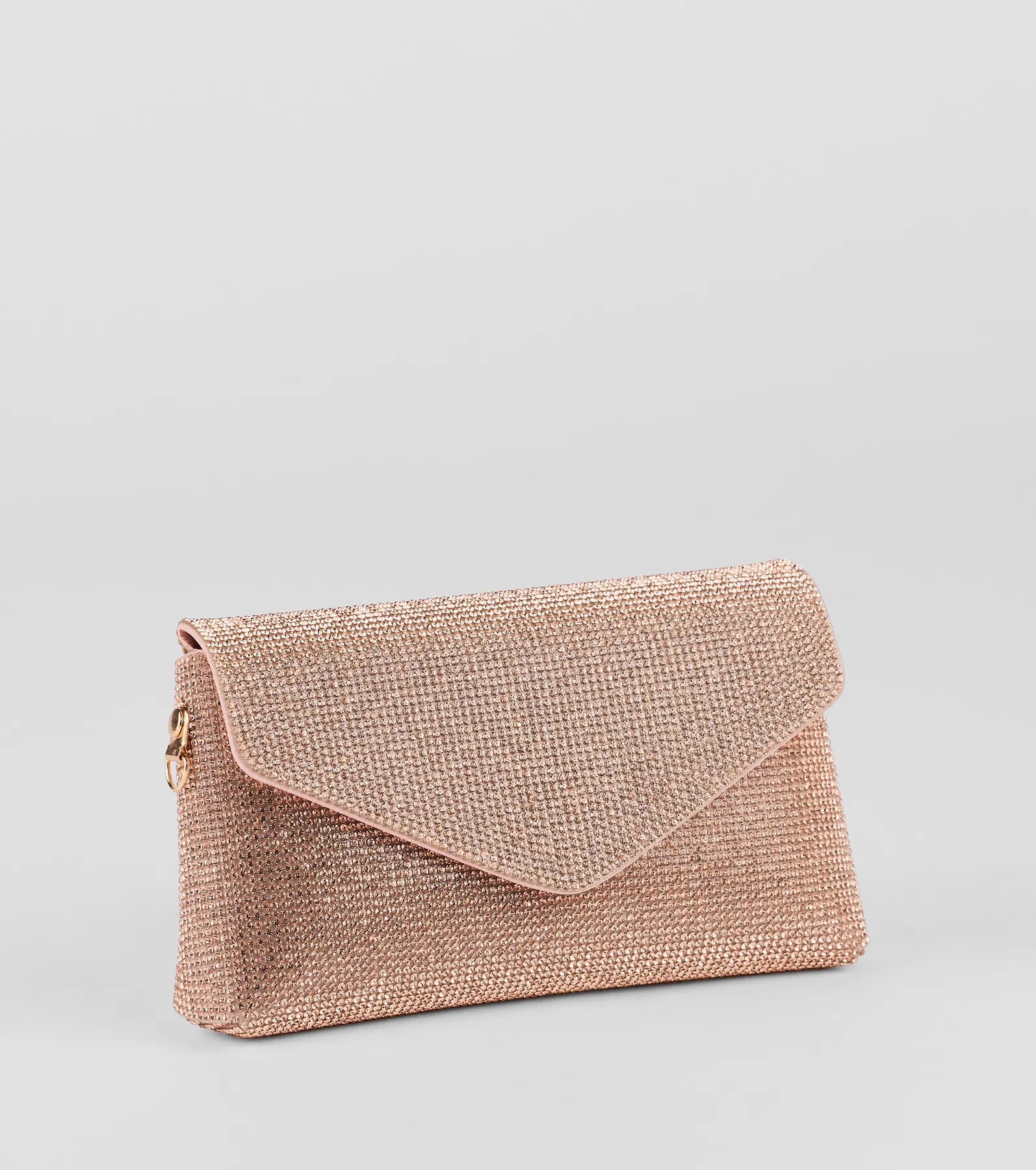 Sparkle Effect Rhinestone Crossbody Purse