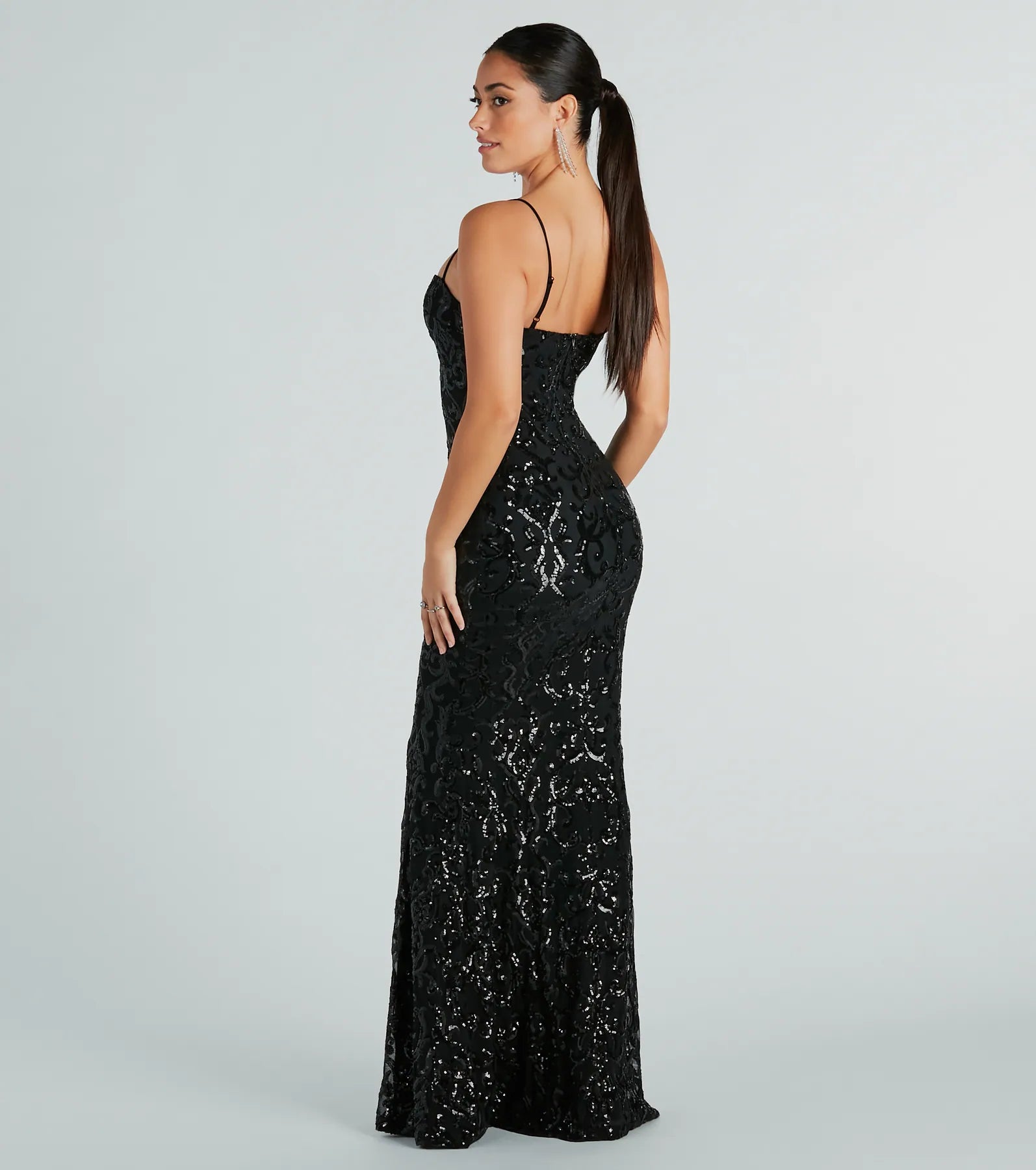 Noemi Formal Sequin A-Line Dress