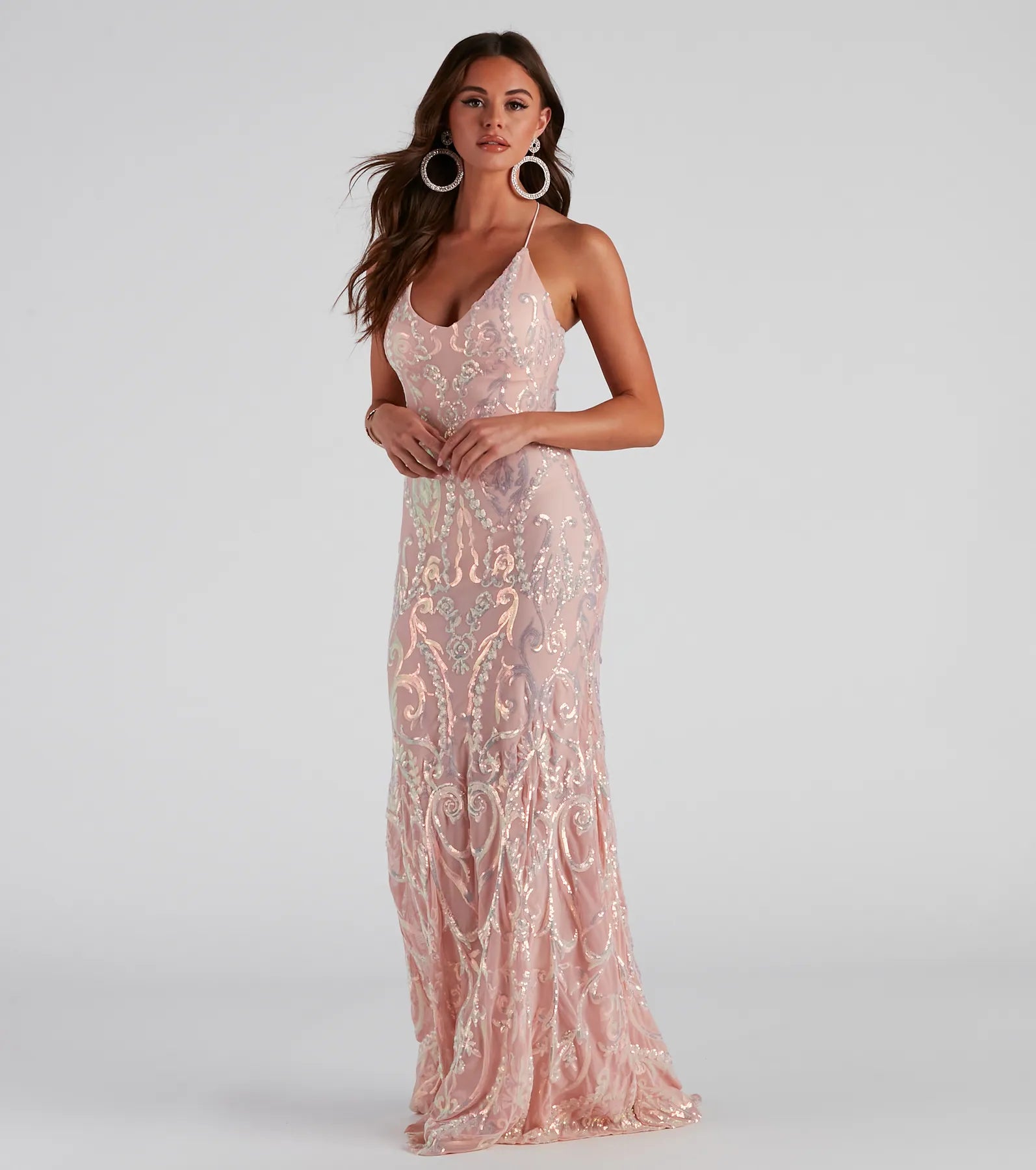 Roxie Formal Sequin Long Dress