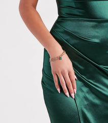 All In The Deets Gemstone Chain Bracelet