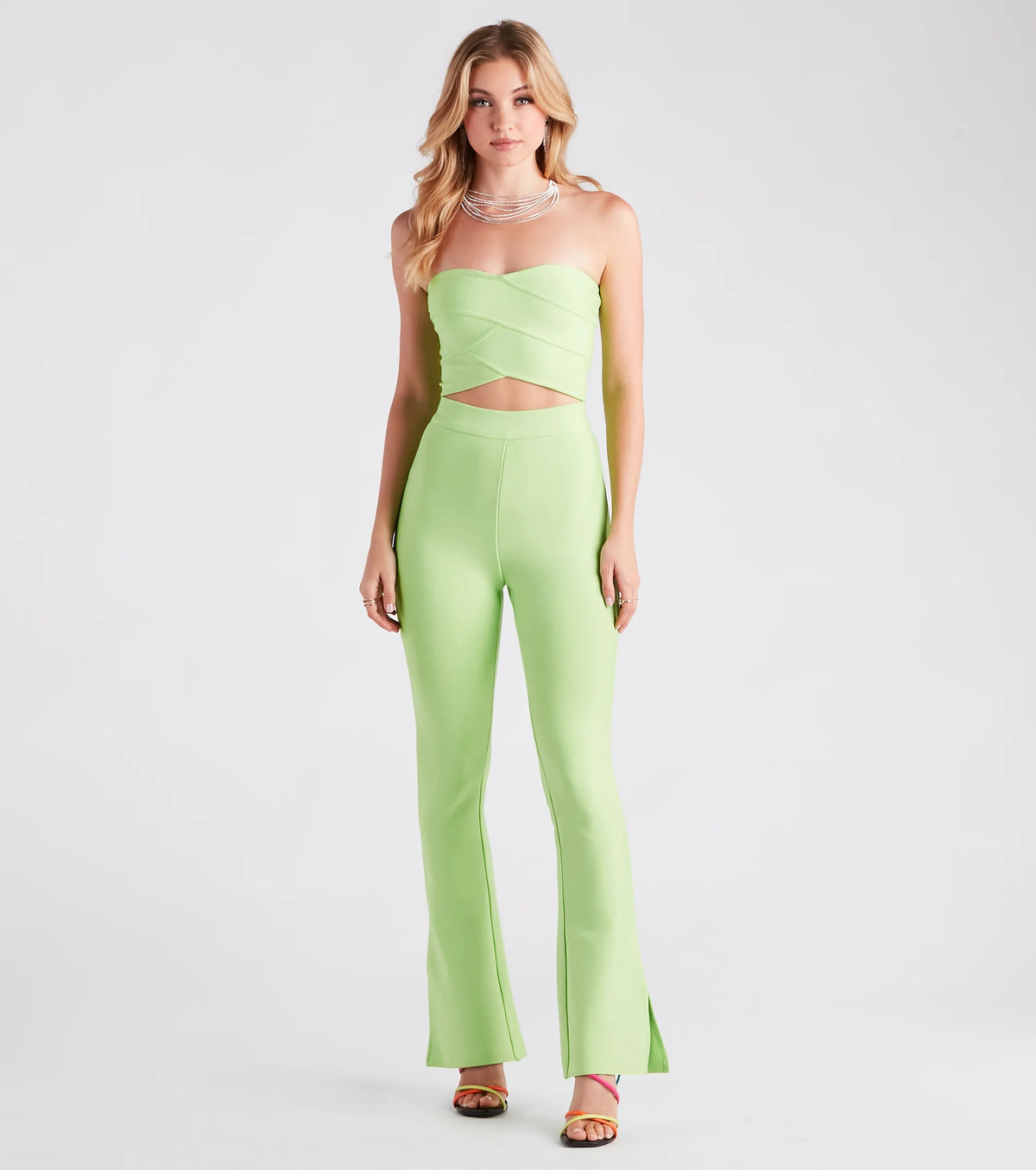 Look At Me Wow Bandage Flare Pants