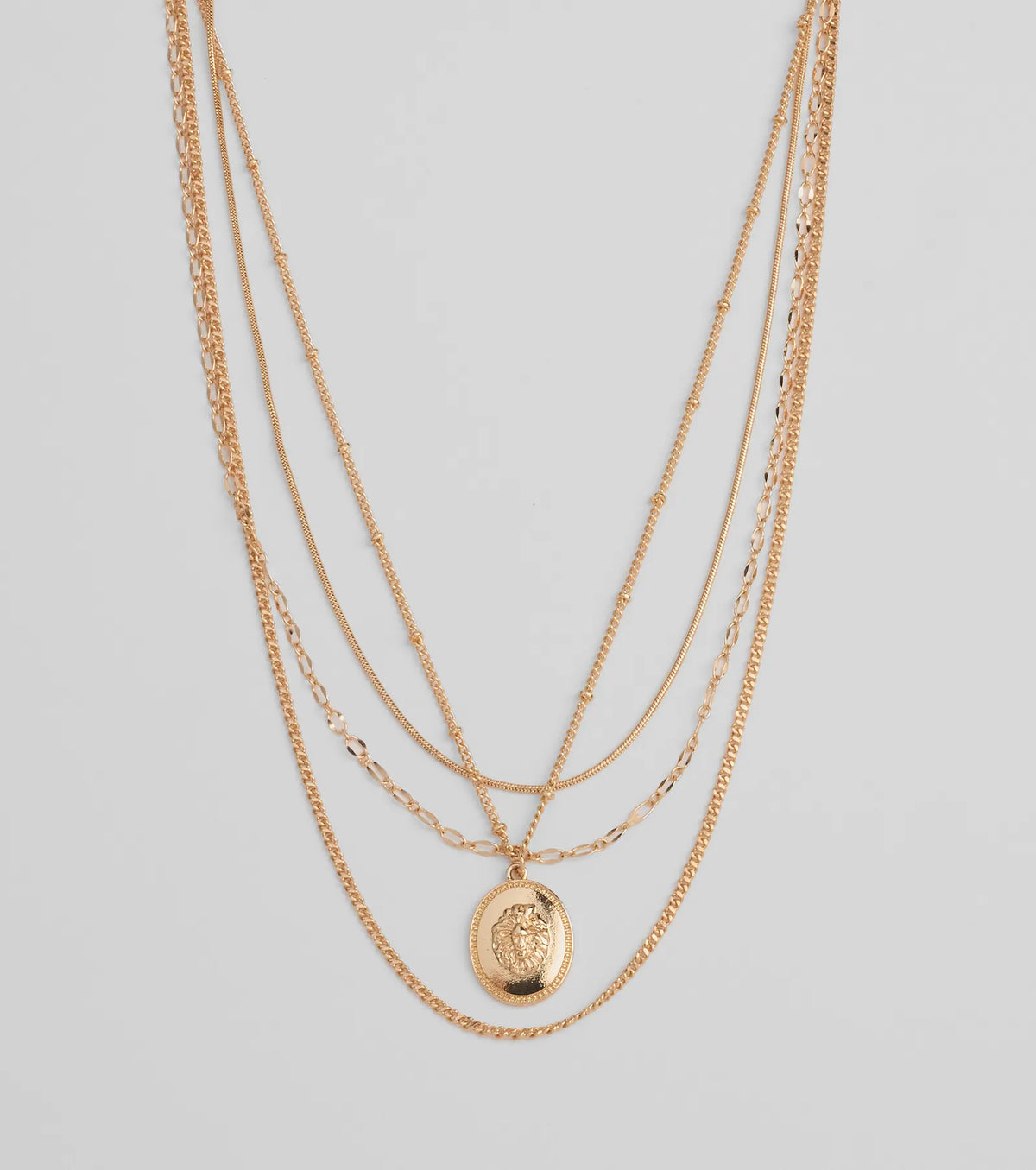 Layered Sleekness Pendant Necklace