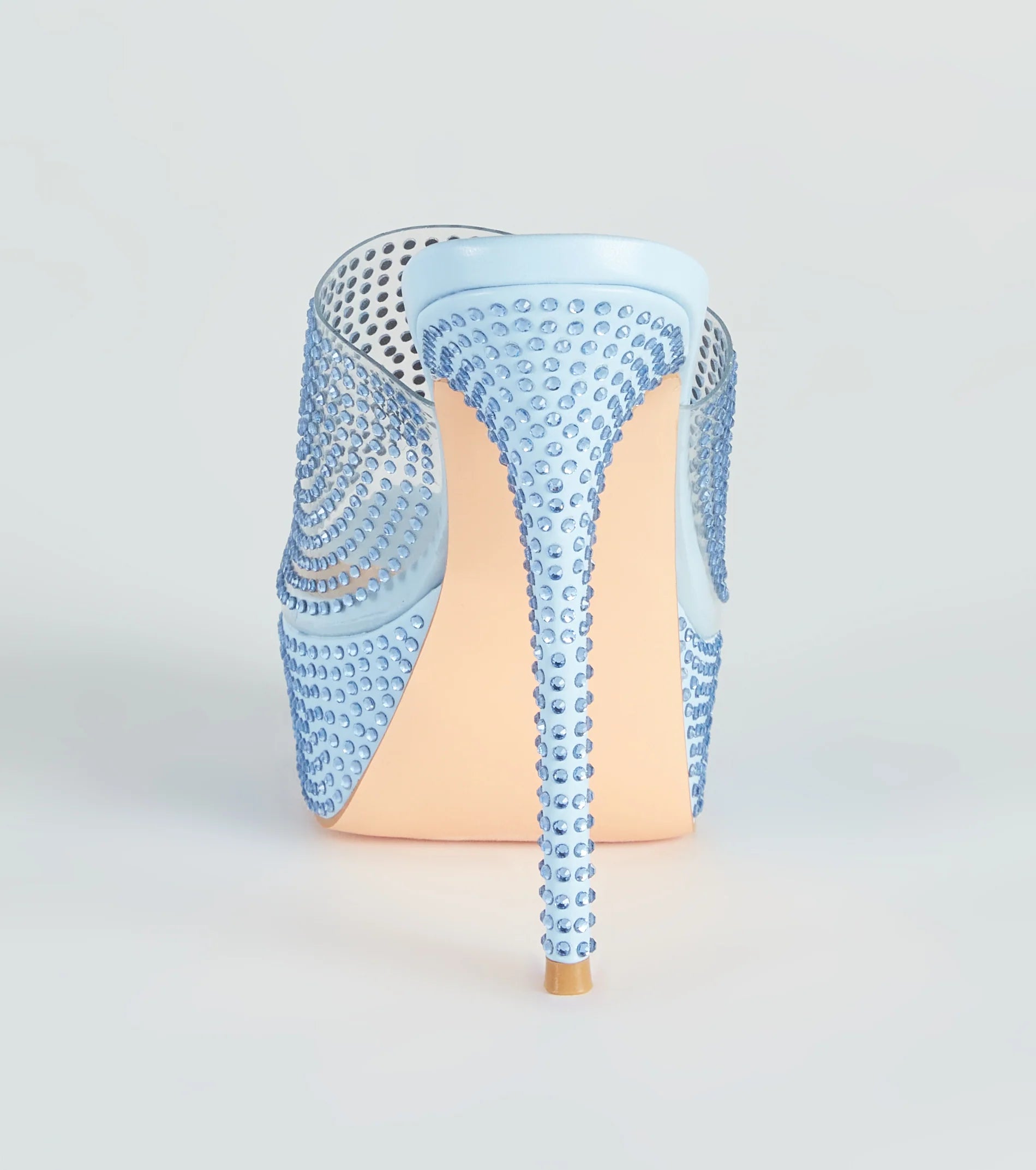 She's So Sassy Rhinestone Platform Stiletto Mules