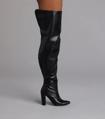 Boss Moves Over-The-Knee Block Heel Boots