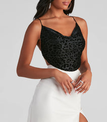 Prowlin' Leopard Strappy Crop Top