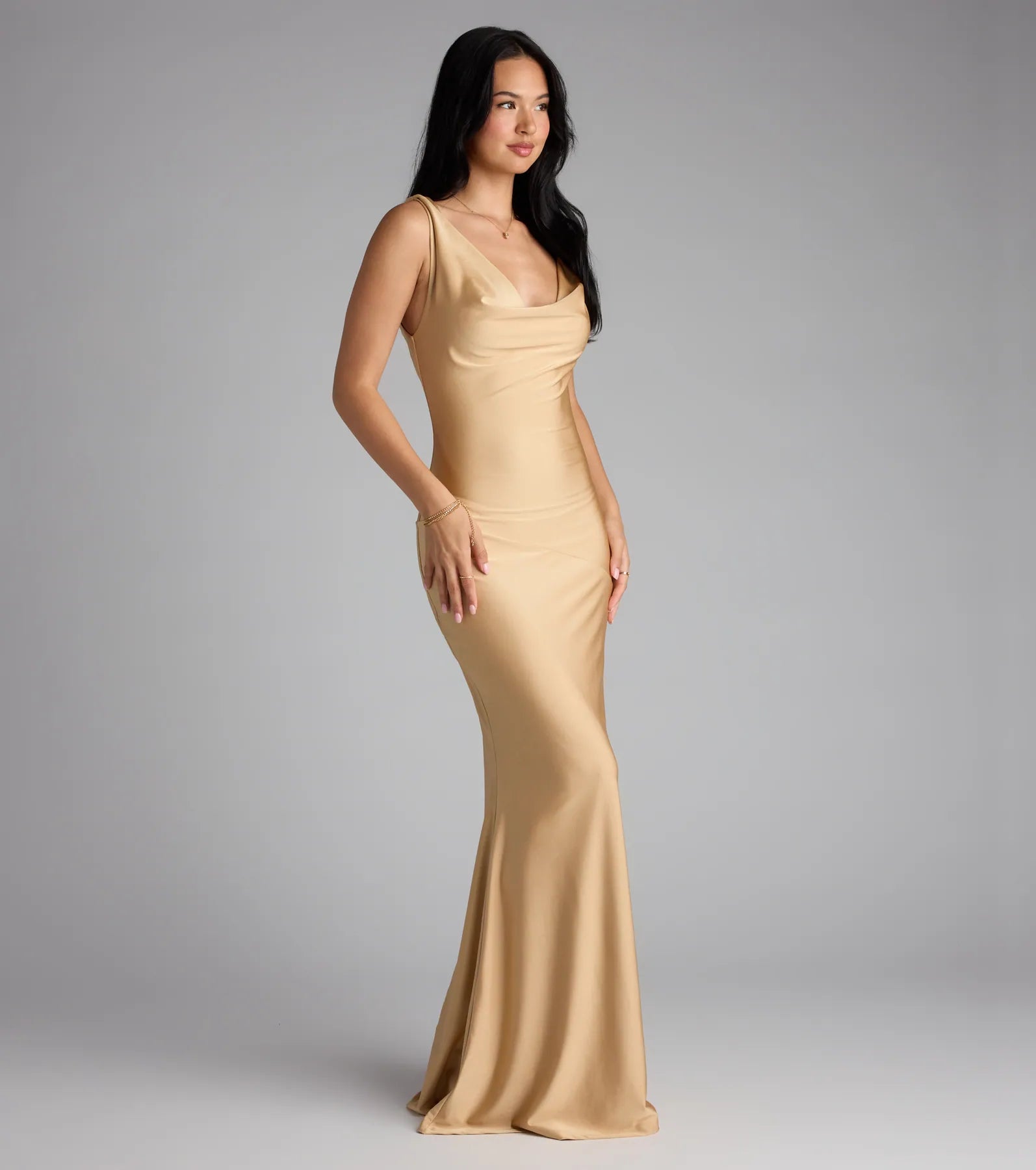 Elizabeth Low Back Mermaid Formal Dress