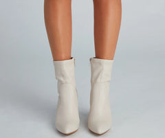 Strut Worthy Faux Leather Booties