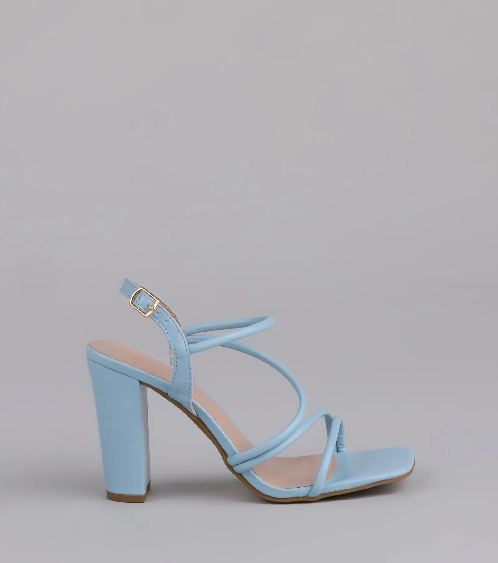 Flirt Mode Activated Strappy Block Heels