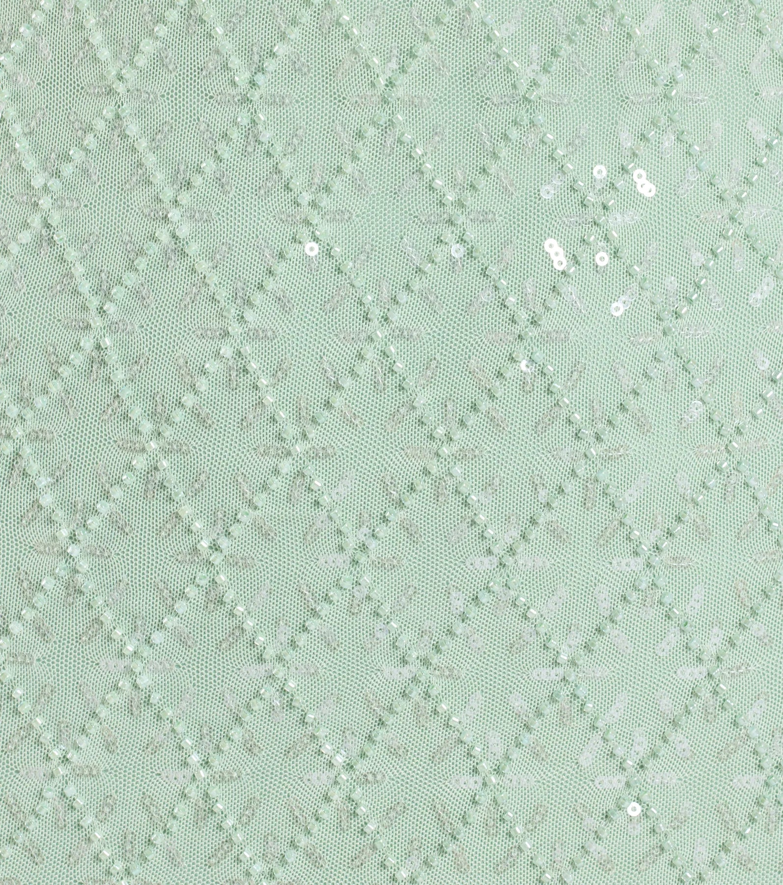 Dylan Sequin Beaded Mesh Mini Dress