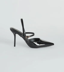 Posh Perfection Patent Faux Leather Pumps