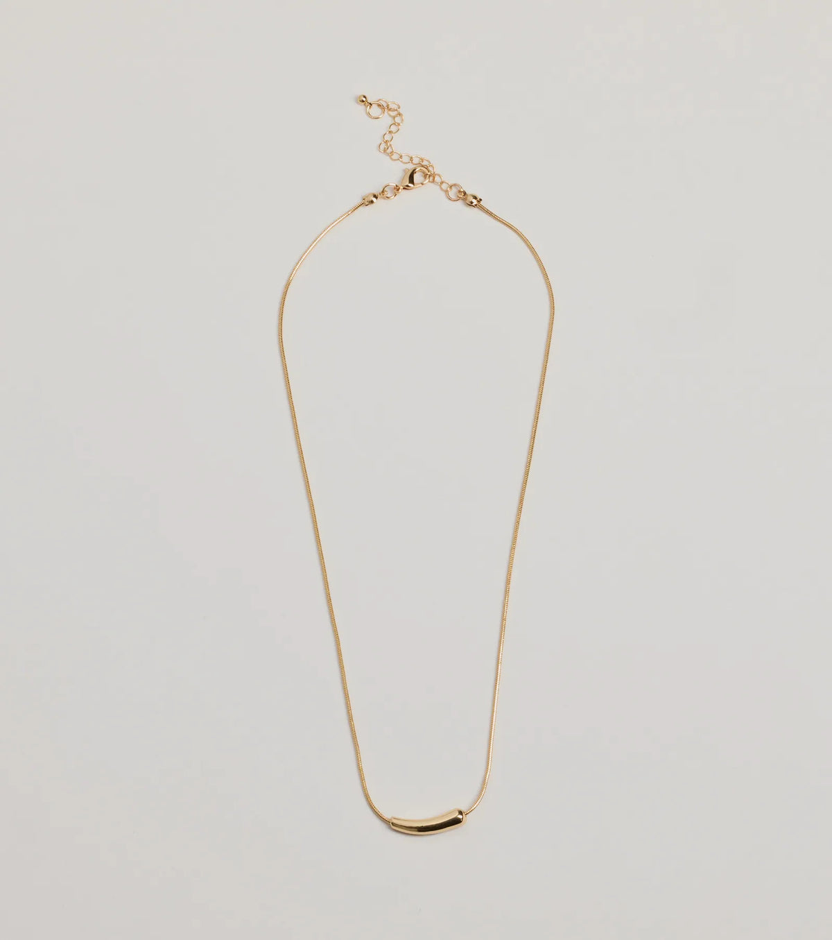 Dainty Luxe Bar Charm Necklace