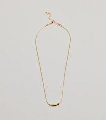 Dainty Luxe Bar Charm Necklace