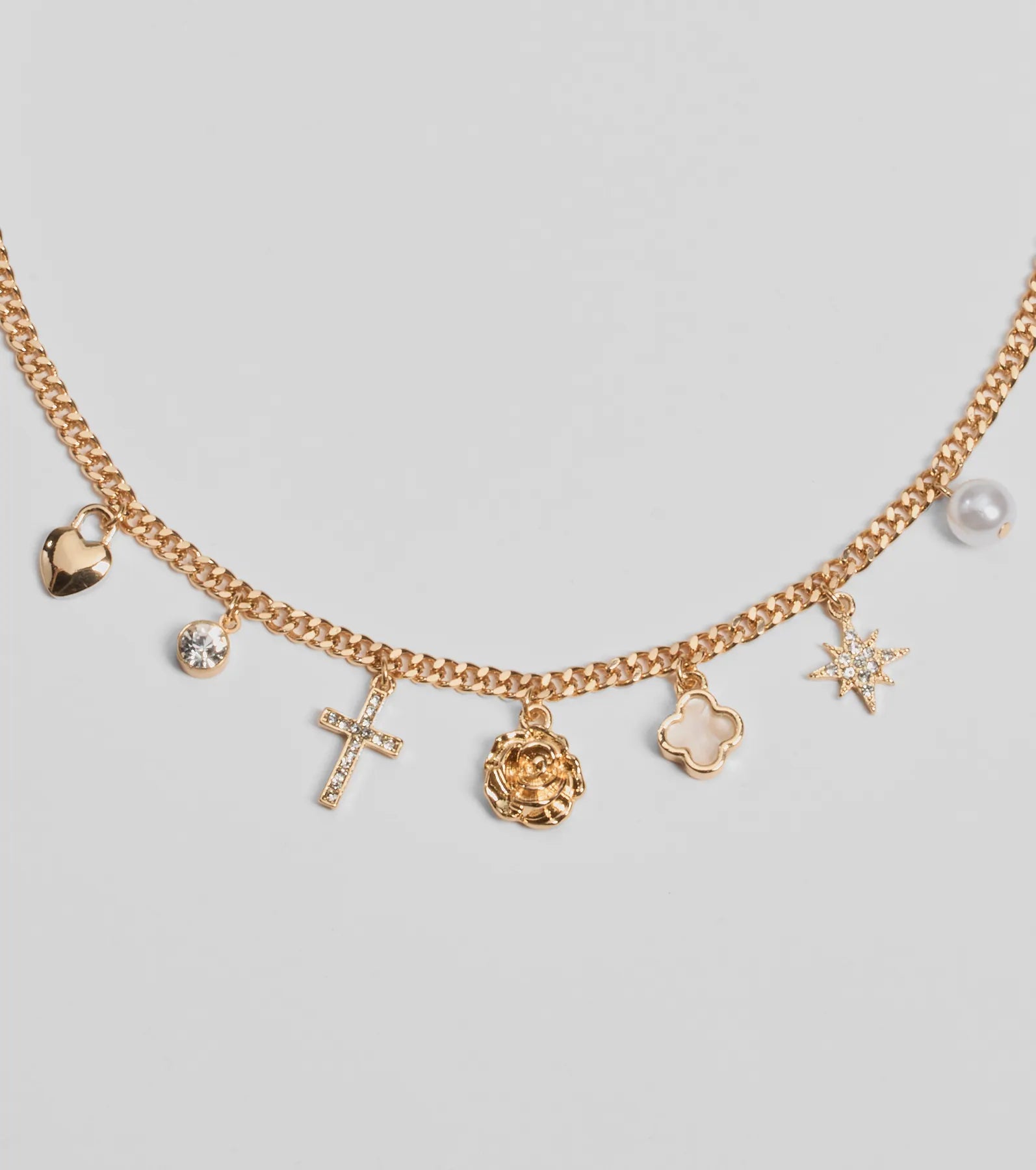 Touch Of Chic Charm Pendant Necklace