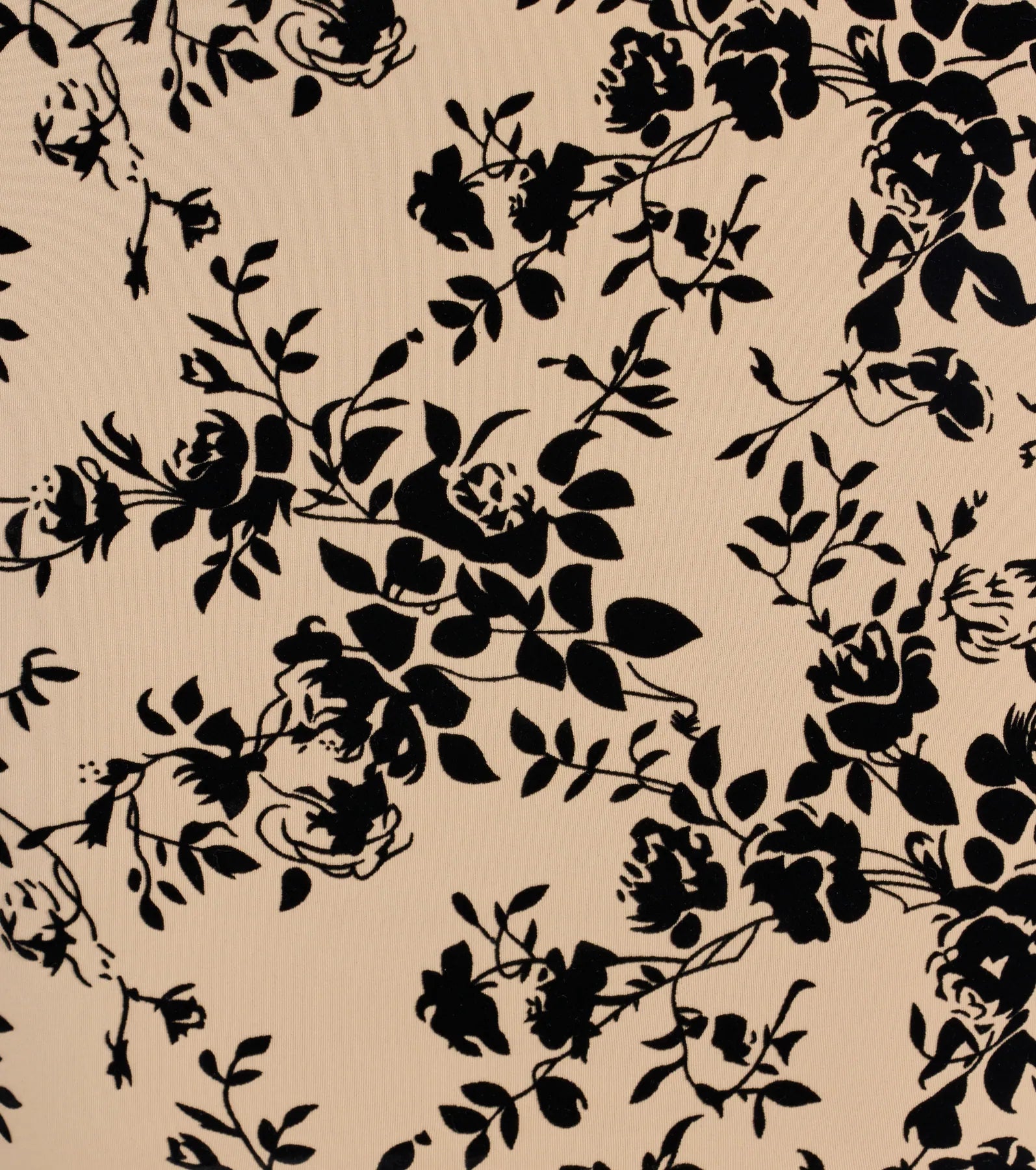 In The Garden Floral Velvet Midi Dress